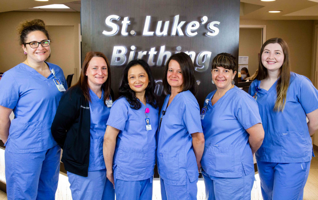 St. Luke's Birthing Center staff