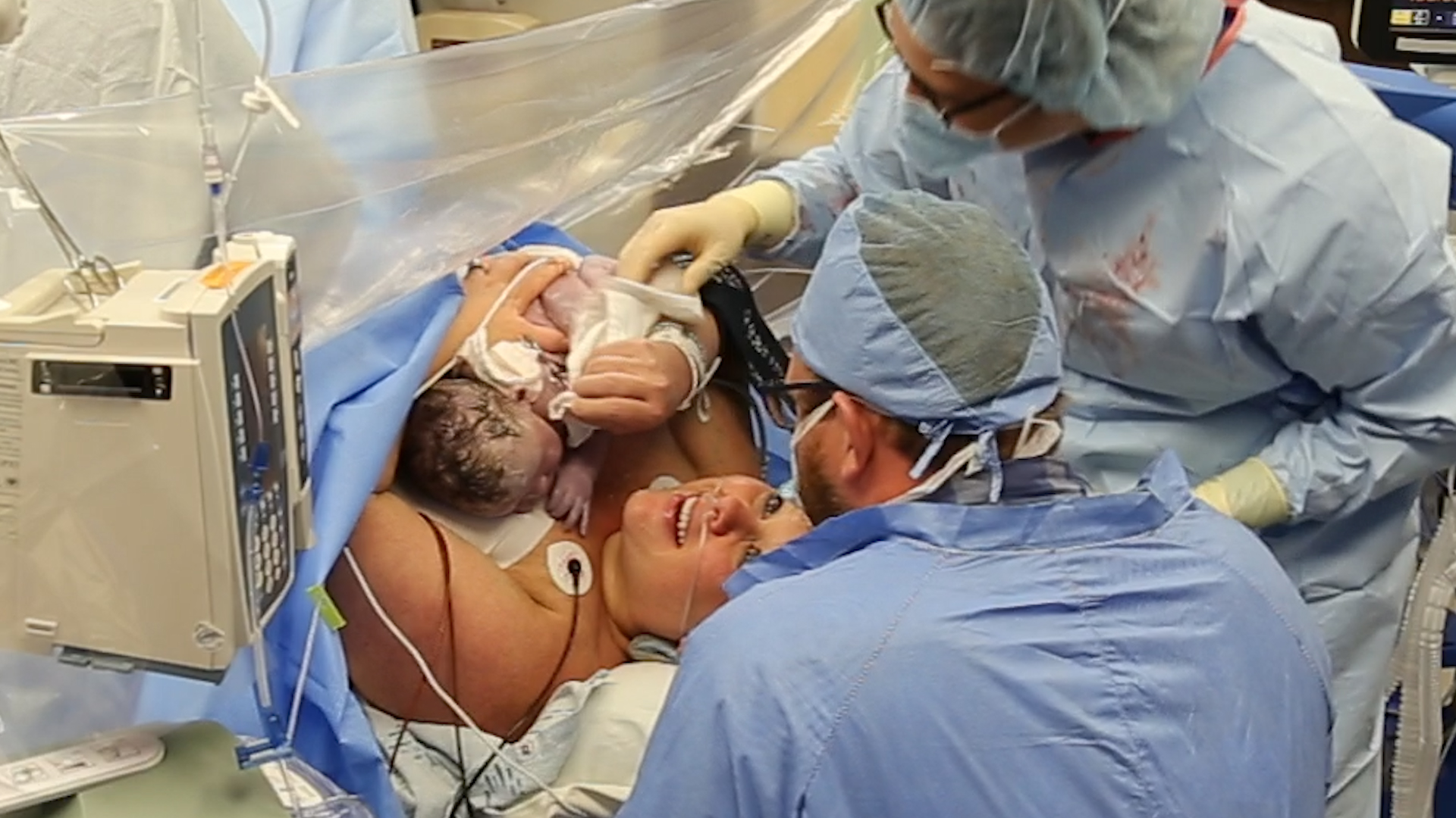 Watch A C section Delivery Aspirus St Luke s Birthing Center