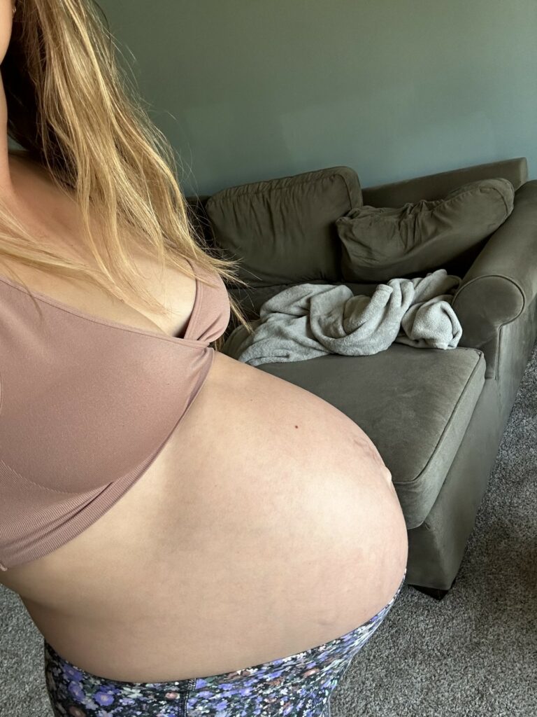 Pregnant belly